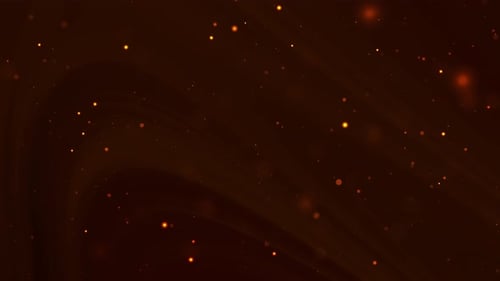 Abstract Golden Shimmering Dust Particle Background