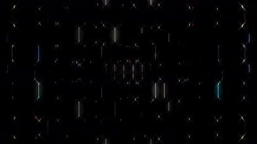 Abstract Glitch Digital Background Loop