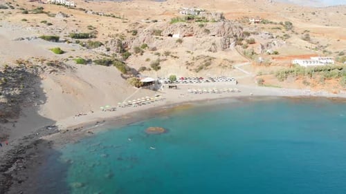 South coast of Greek island