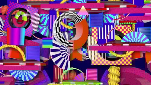 4K Pop Trendy Art 3D