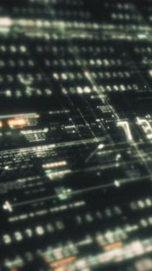 Futuristic Data Matrix Simulation Background 30