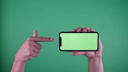 green screen forefinger