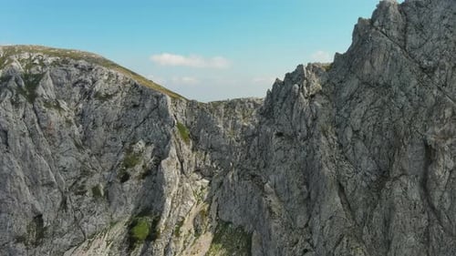 Paisaje montañoso aéreo de Durmitor