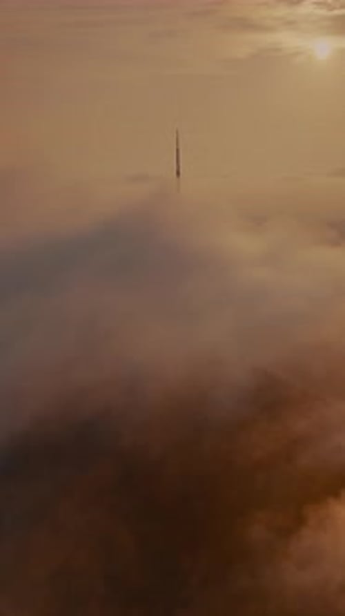 Vertical View Of Shenzhen Cityscape, China