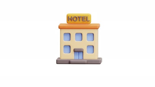 3D Animation Of Hotel Building