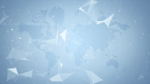 Fundo abstrato da rede 4K Clean Plexus