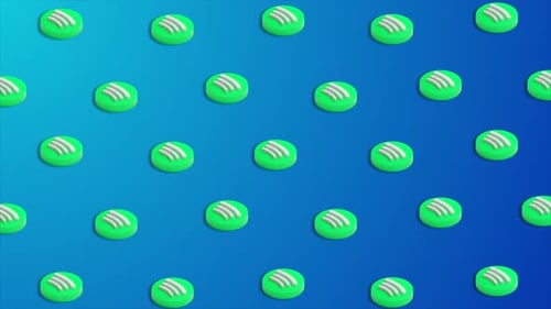 Boucle d'arrière-plan d'animation d'Icones de réseaux sociaux