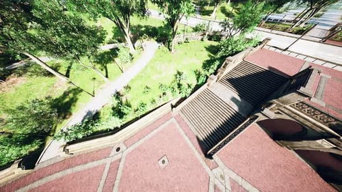 Aerial View of Beautiful Park