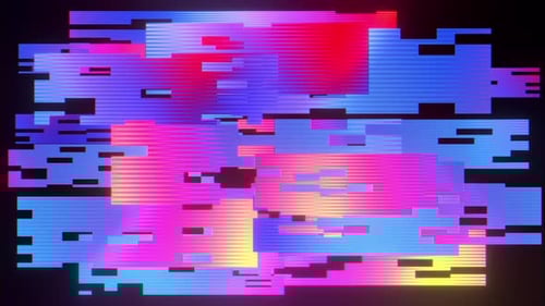 Dynamic Glitch Digital Distortion Background