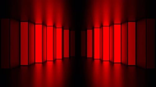 Roter Treppenstroboskop-Hintergrund VJ Loop In 4K