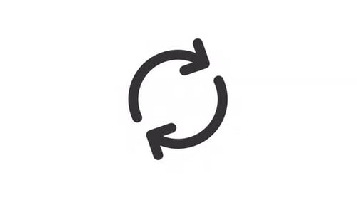 Ícone animado do Exchange Linear Ui