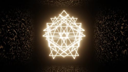 Gold Seamless Background Loop Animation in 1080HD