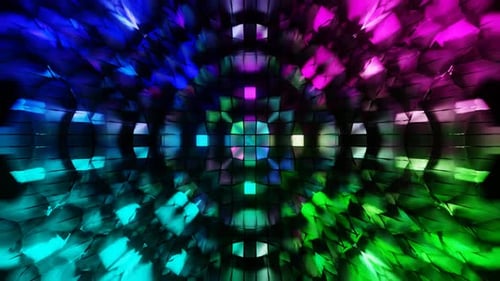 Psychedelic Absctract Background Loop Animation In 1080Hd