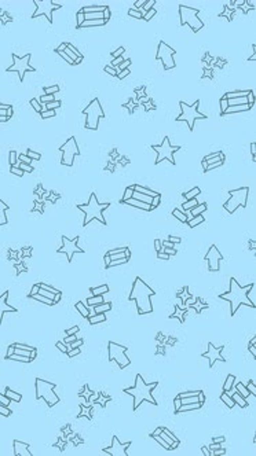 Geometry Pattern Animation Seamless Abstract Icons Shapes Lines Background