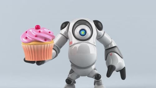 Großer Roboter - 3D-Animation