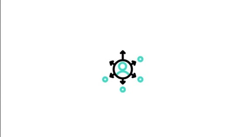 Animiertes Multitasking-Symbol
