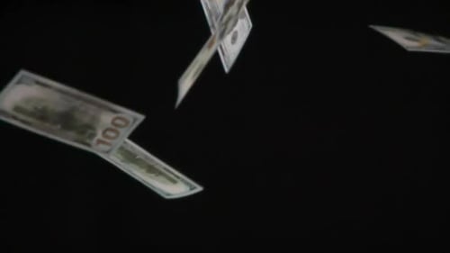 Banknoten im Flug