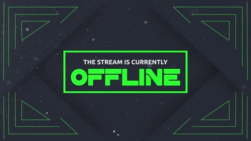 Social Media Outro Stream Offline_Green Theme