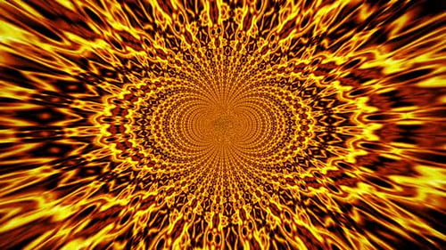Abstrakter mehrfarbiger Kaleidoskoptunnel | HD
