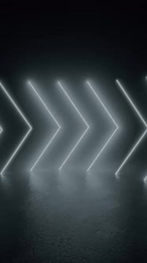 Neon Glowing Diagonal Lines Modern Vertical Background Animation