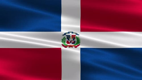 Flagge der Dominikanischen Republik