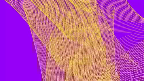 Geometric Neon Animated Abstract Background