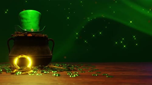 St Patricks Day Bbackground 03 4K