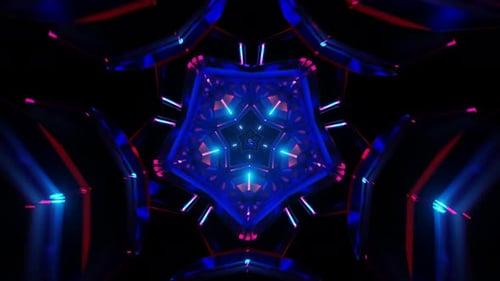 Dynamic Abstract Background with Seamless Geometric Strobe Patterns