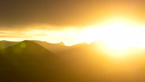 Time lapse of sunset over the Indian Peaks, Colorado