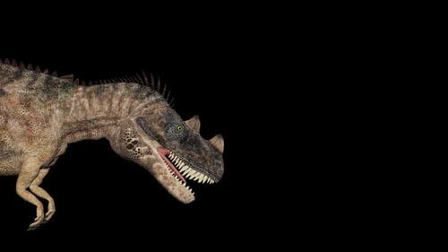 Realistic 3d dinosaur rendering