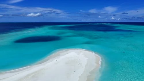 A paradise place in the Maldives