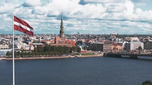 Patriotic Video Riga Aerial View