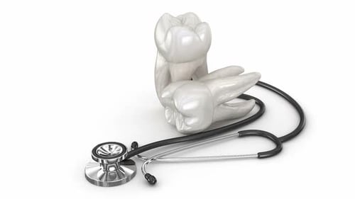 Dental tretament, 3D animation concept