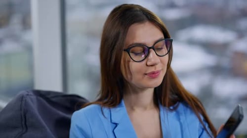 Business Professionals Collaborating in a Modern Office Setting