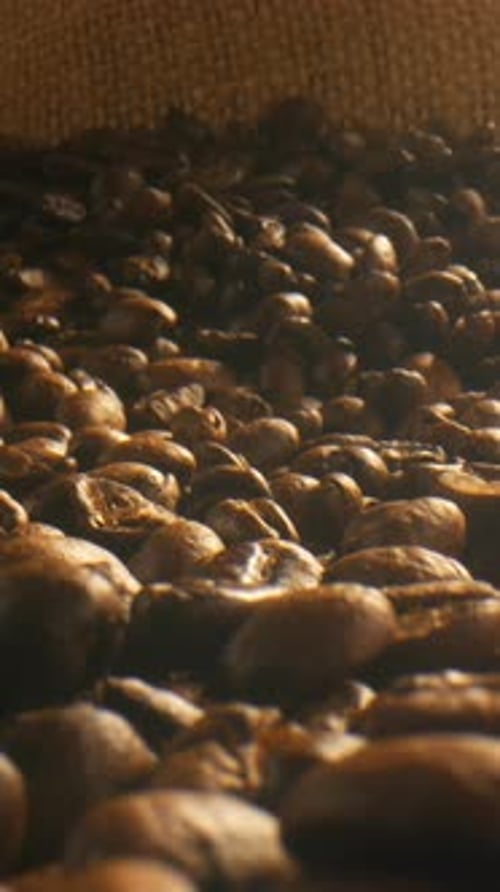 Vertical Coffee Beans