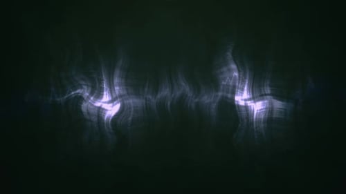 Shiny Lights Moving In Dark Night