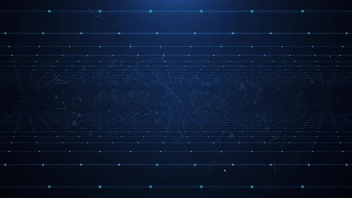 Data Visualization Future Technology Digital Era Information Technology Smooth Wave Lines