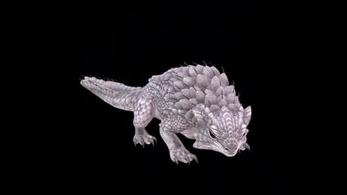 Spiny Lizard Roar Idle