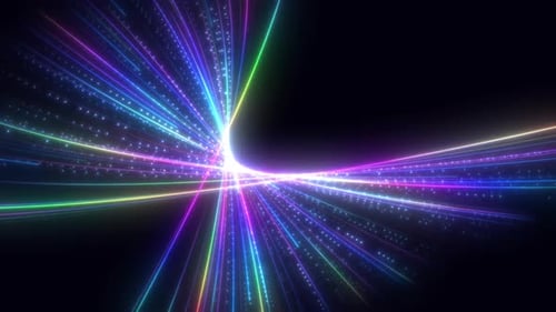 Líneas de velocidad coloridas abstractas