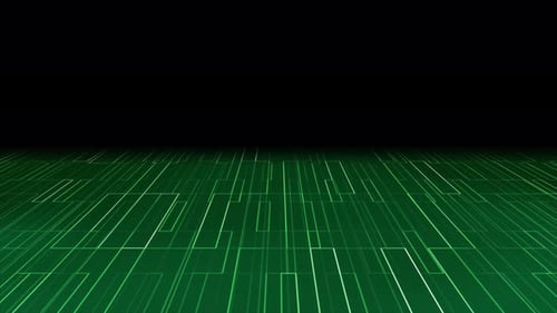 4K Artificial Intelligence Digital Grid Environment | Futuristic Technology Background Loop