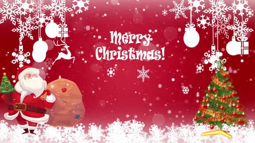 4K Beautiful Christmas Background Video