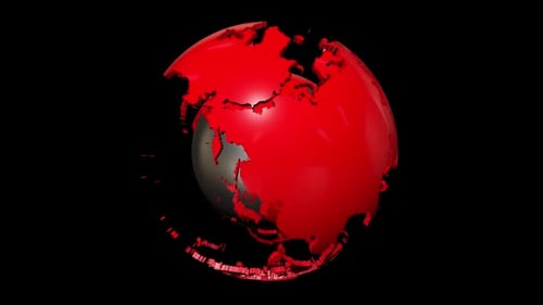 Animación 3D Globe Loop para News V2