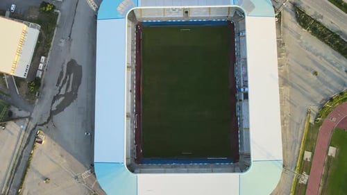 aerial football stadium