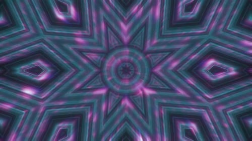 Vibrant VJ Loop Neon Abstract Background