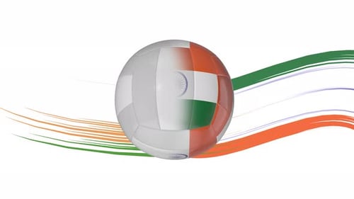 Boucle à motifs de drapeau indien pour le volleyball et canal Alpha