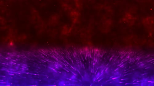 Abstrakter abstrakter Hintergrund mit digitaler Partikelwelle und Licht
