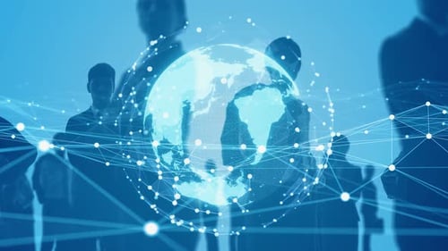 Global Business Concept. Worldwide Business. Management Strategy.
