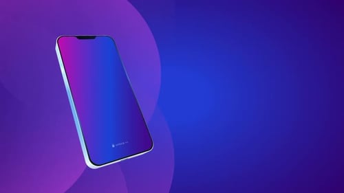 Violetter Smartphone-Hintergrund