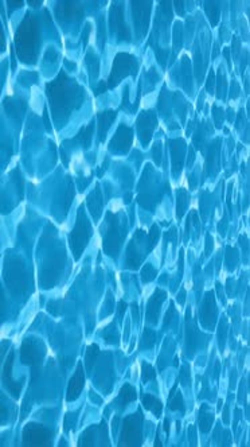 Pool with ripple turquoise water