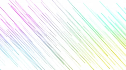 Digital Cyberspace Particles Technology Background Rays of Neon Light Glowing Lines Moving Speed